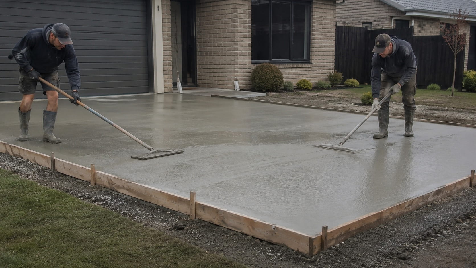 Wellington concrete driveway replacement