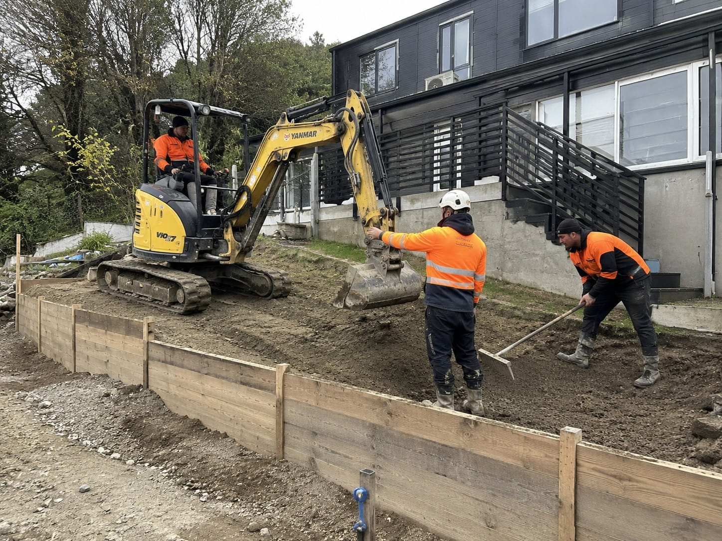 Earthmoving contractors working in Wellington
