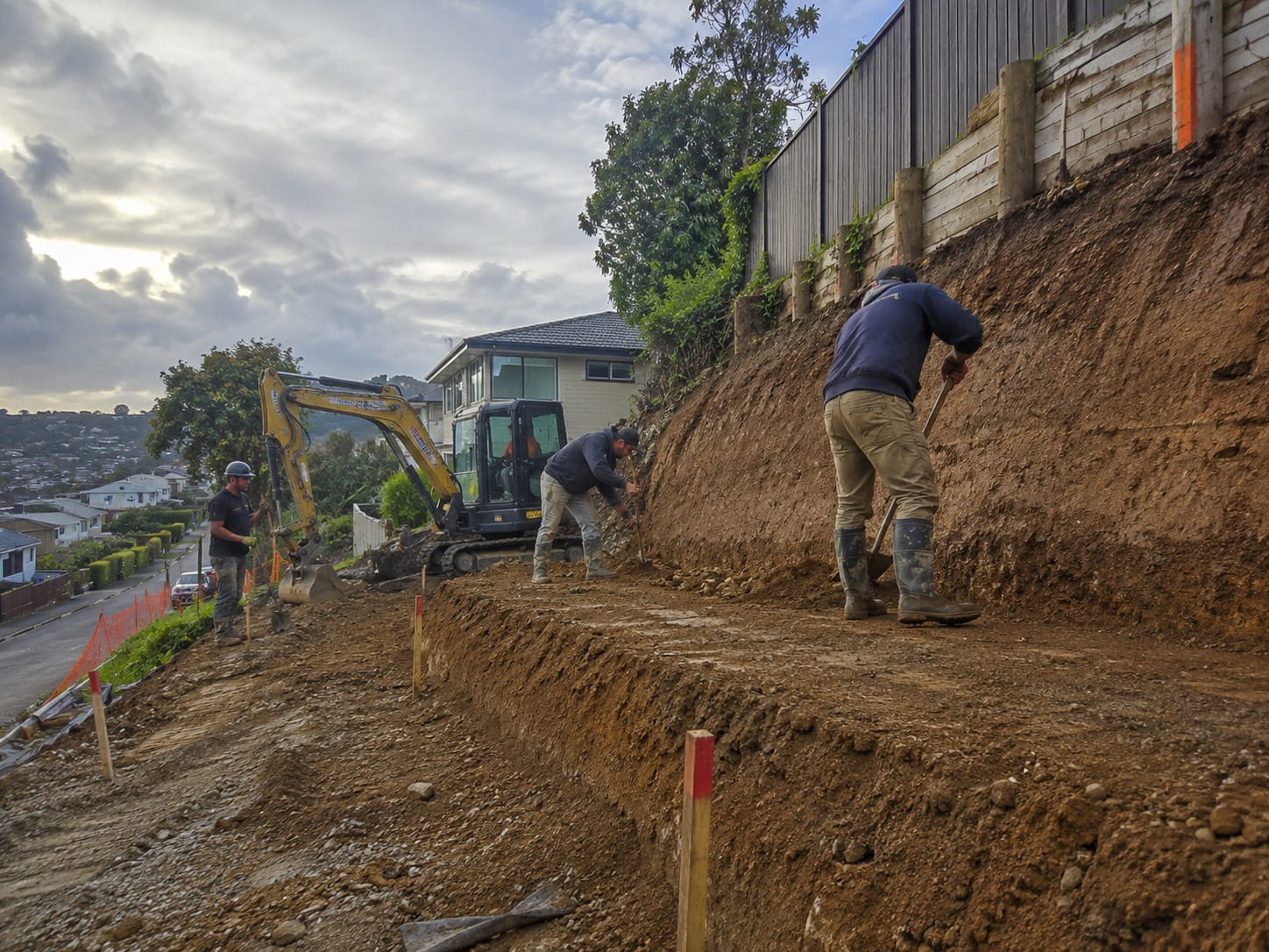 Earthmoving in Wellington, New Zealand