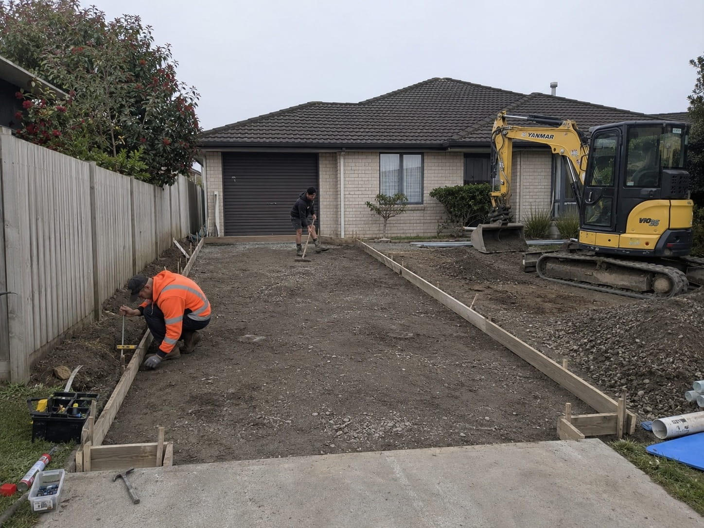 Wellington earth moving project