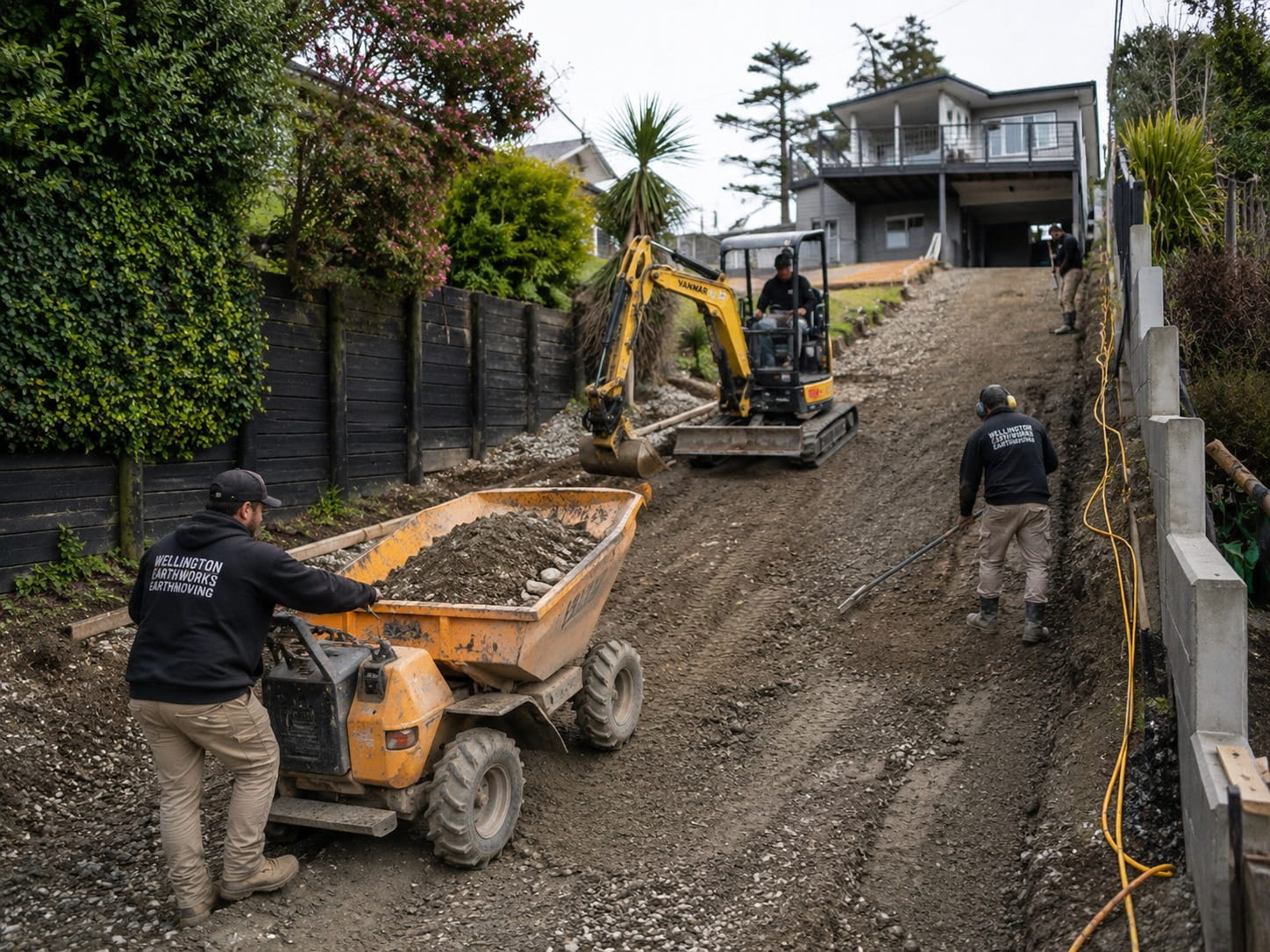 Wellington earthworks project