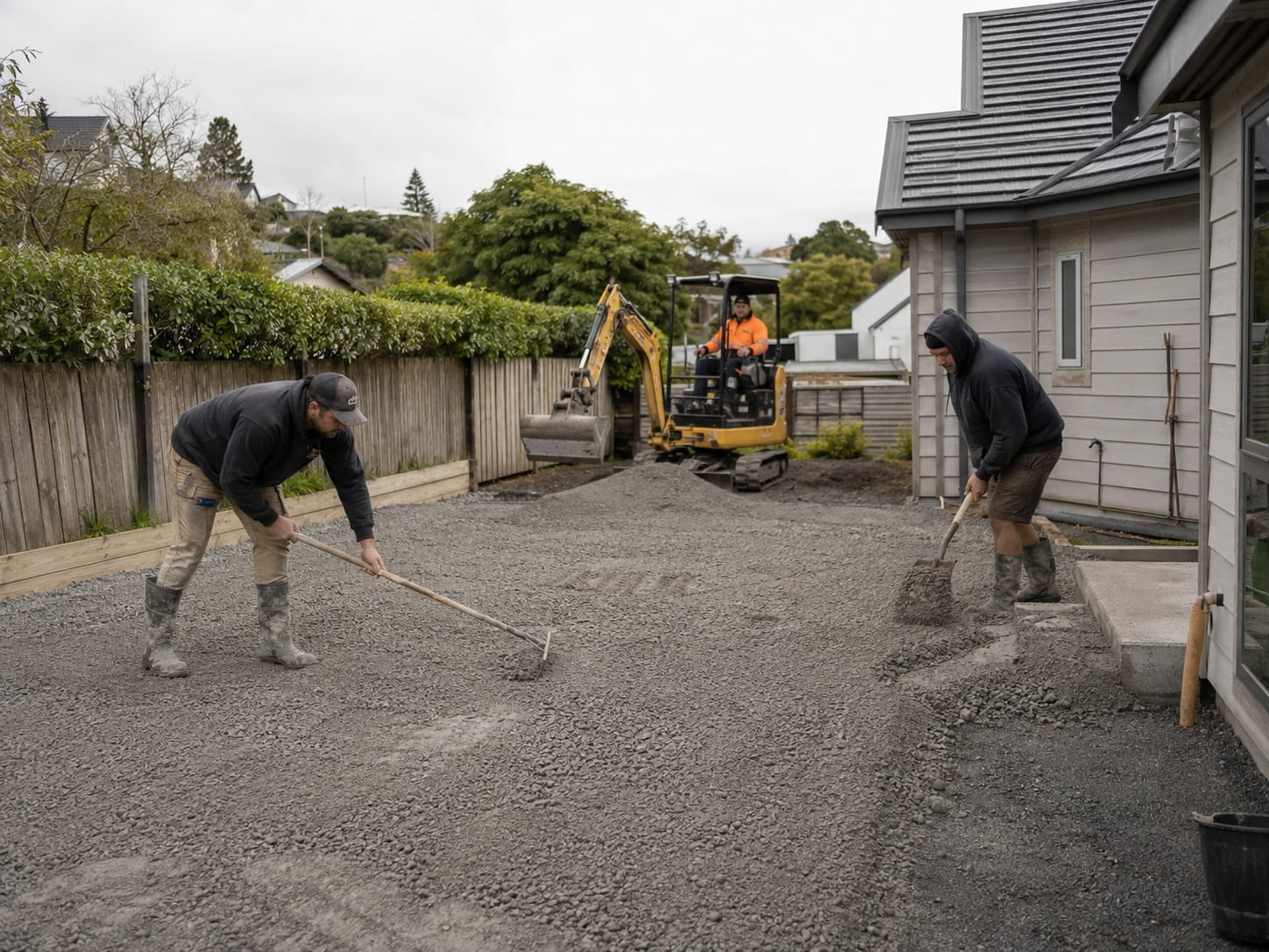 Earthworks project in Wellington