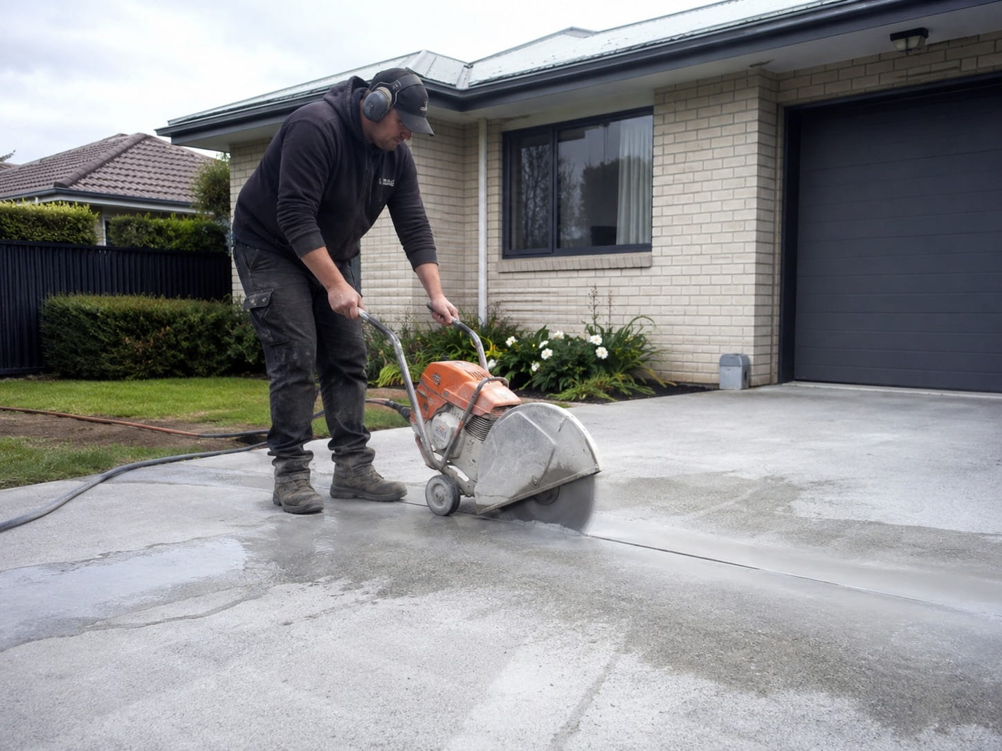 Wellington concrete cutting project